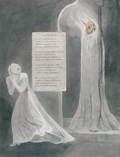 Design 31 for A Long Story in The Poems of Thomas Gray, Published 1797-98 by William Blake